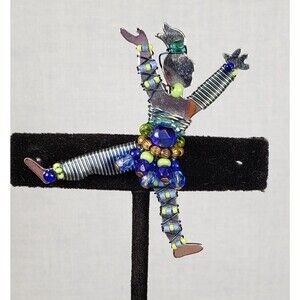 Liztech Artisan 2003 Designer Cartwheel Gymnast Costume Brooch Pin